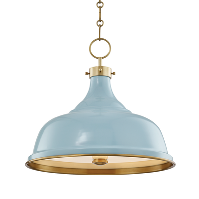 Steel Curved Shade Pendant
