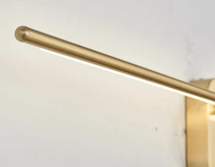 LED Brass Rod with Silicone Diffuser Wall Sconce - LV LIGHTING