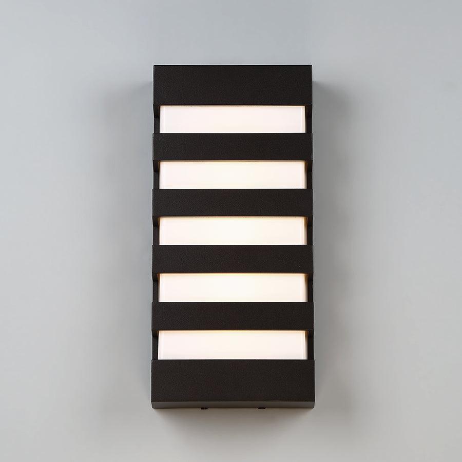 LED Bronze Aluminum Frame with Acrylic Diffuser Outdoor Wall Sconce - LV LIGHTING