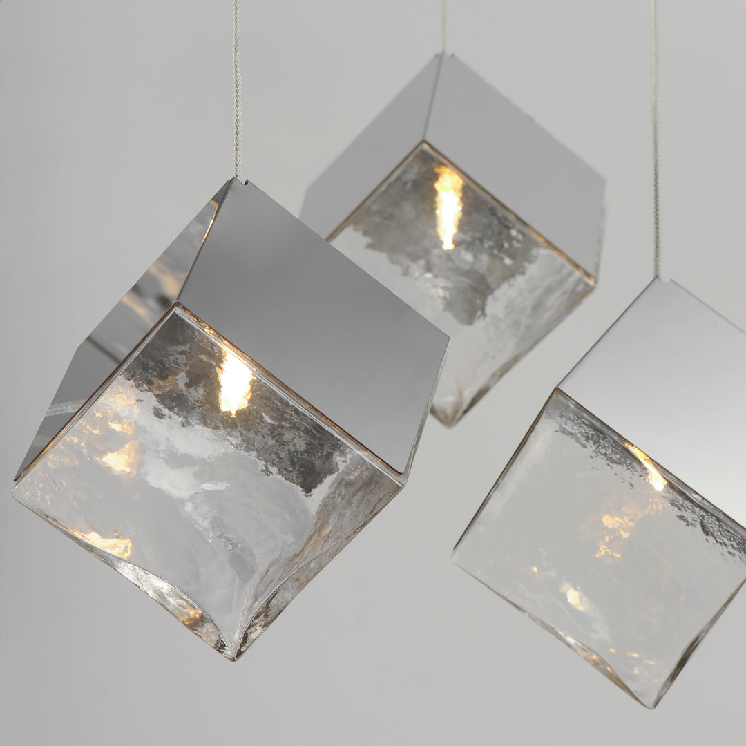 Ice Cube - 3 Light LED Pendant by ET2 Lighting - view 10