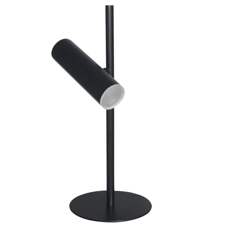 LED Steel Cylindrical Frame with Acrylic Diffuser Adjustable Table Lamp - LV LIGHTING