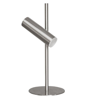 LED Steel Cylindrical Frame with Acrylic Diffuser Adjustable Table Lamp - LV LIGHTING