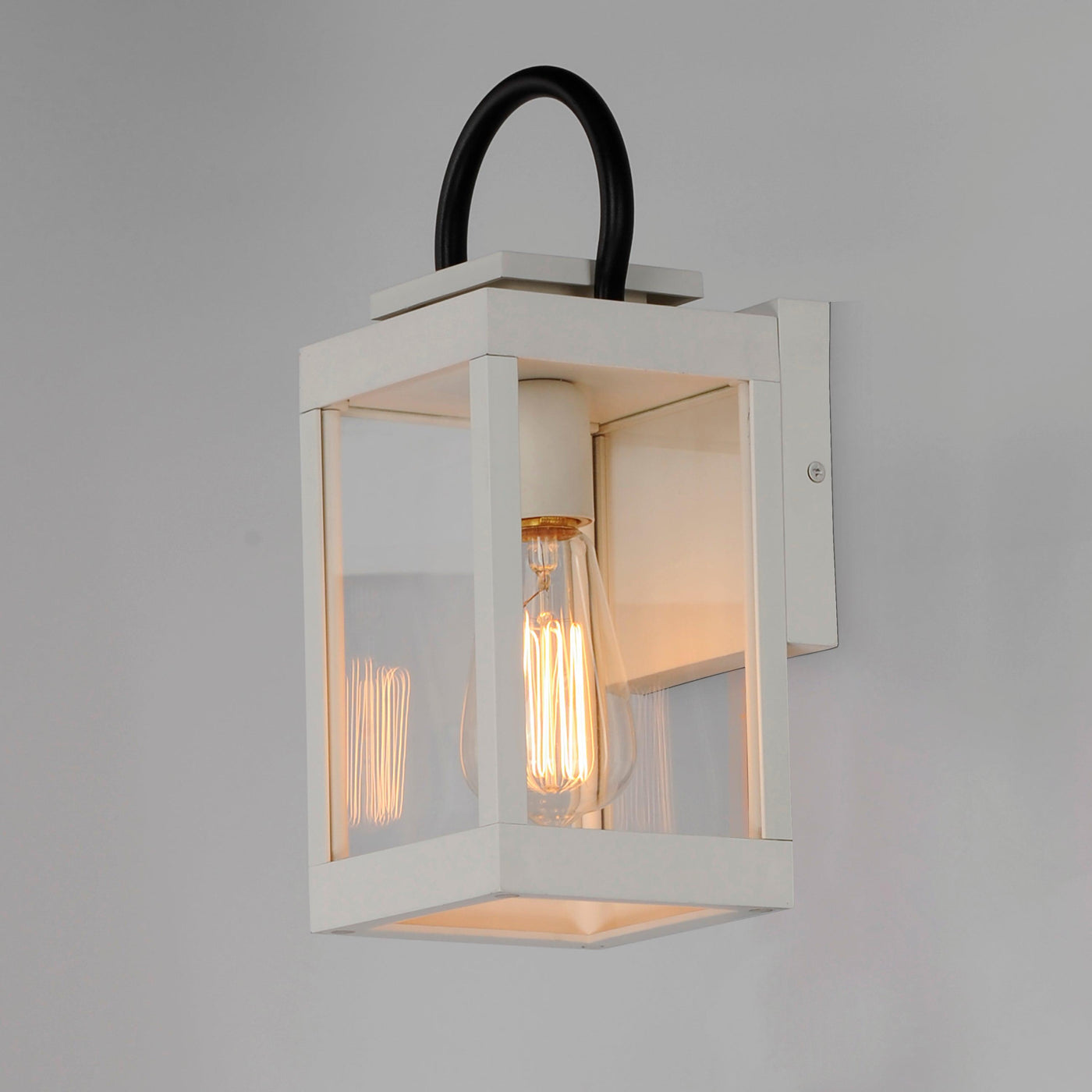 EPMM Vivex Frame with Clear Glass Shade Outdoor Wall Sconce - LV LIGHTING