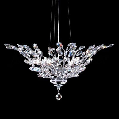 Chrome with Branch Arm with Crystal Pendant - LV LIGHTING