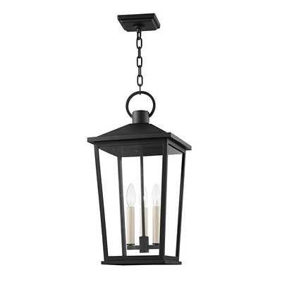 Aluminum Frame with Clear Glass Shade Outdoor Pendant - LV LIGHTING