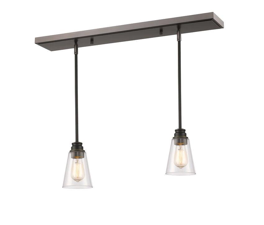 Harmony Vintage with Clear Glass Shade Pendant - LV LIGHTING