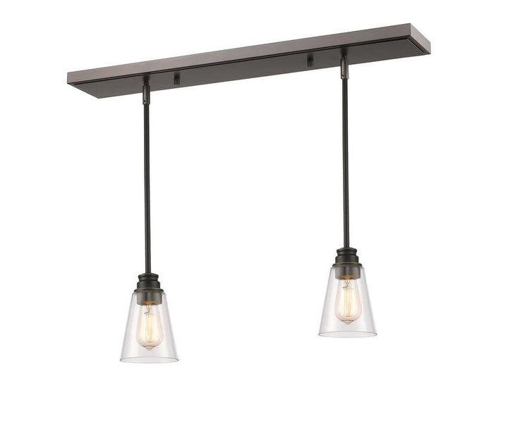 Harmony Vintage with Clear Glass Shade Pendant - LV LIGHTING