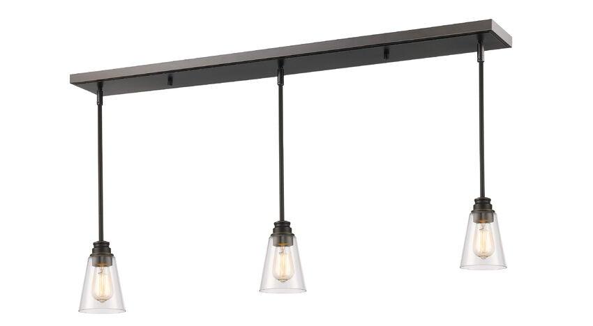 Harmony Vintage with Clear Glass Shade Pendant - LV LIGHTING