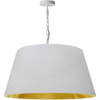 Steel with Fabric Cone Shade Chandelier - LV LIGHTING