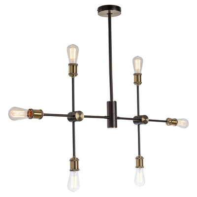 Steel Adjustable Arm with Socket Minimalist Chandelier - LV LIGHTING