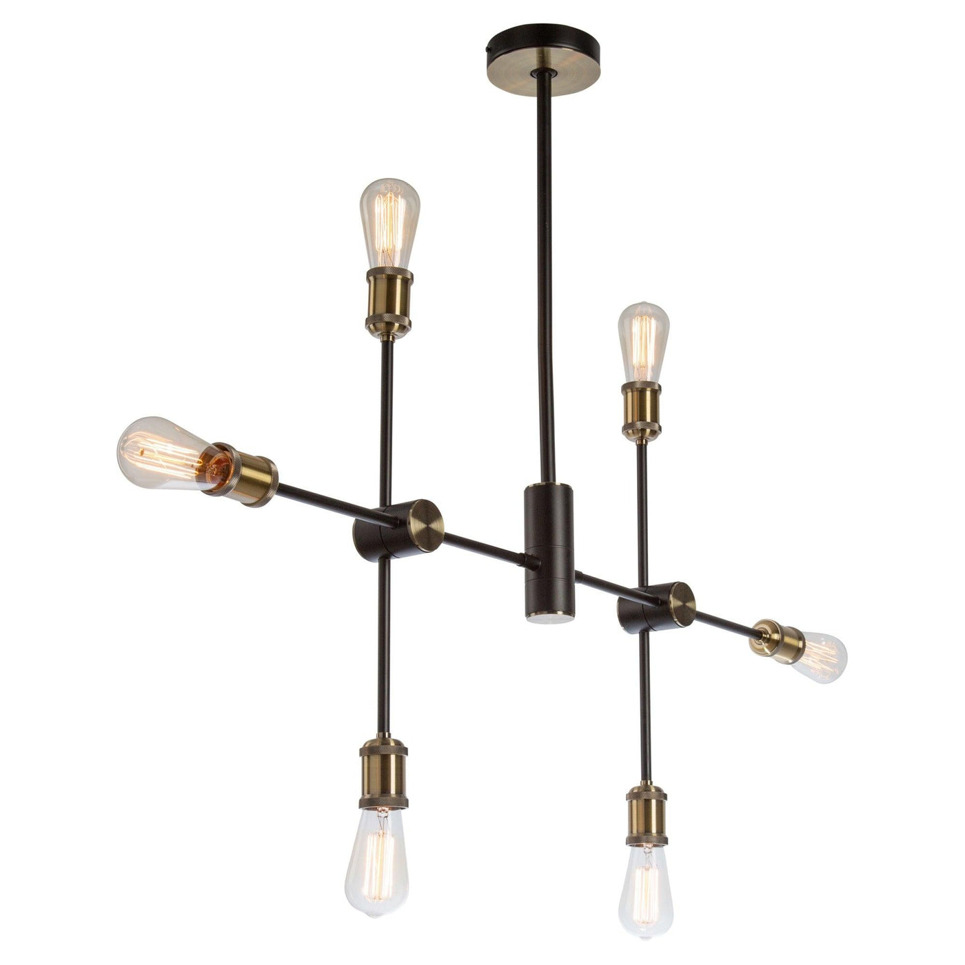 Steel Adjustable Arm with Socket Minimalist Chandelier - LV LIGHTING