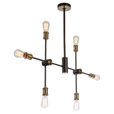 Steel Adjustable Arm with Socket Minimalist Chandelier - LV LIGHTING