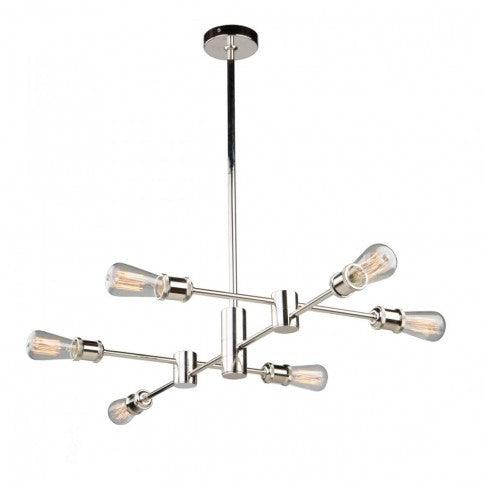 Steel Adjustable Arm with Socket Minimalist Chandelier - LV LIGHTING