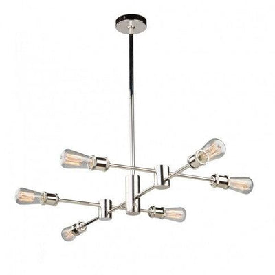 Steel Adjustable Arm with Socket Minimalist Chandelier - LV LIGHTING