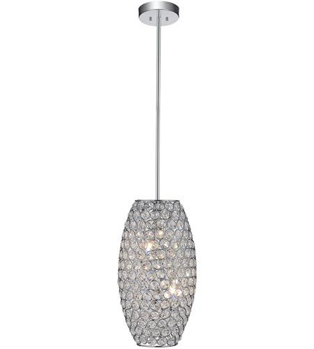 Chrome with Crystal Pendant - LV LIGHTING