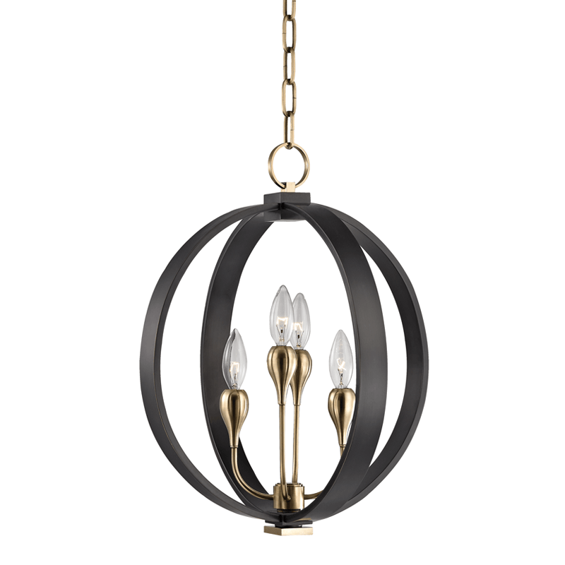 Steel Ring with Arms Pendant - LV LIGHTING