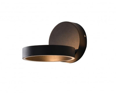 LED Sand Black Halo Ring Wall Sconce - LV LIGHTING