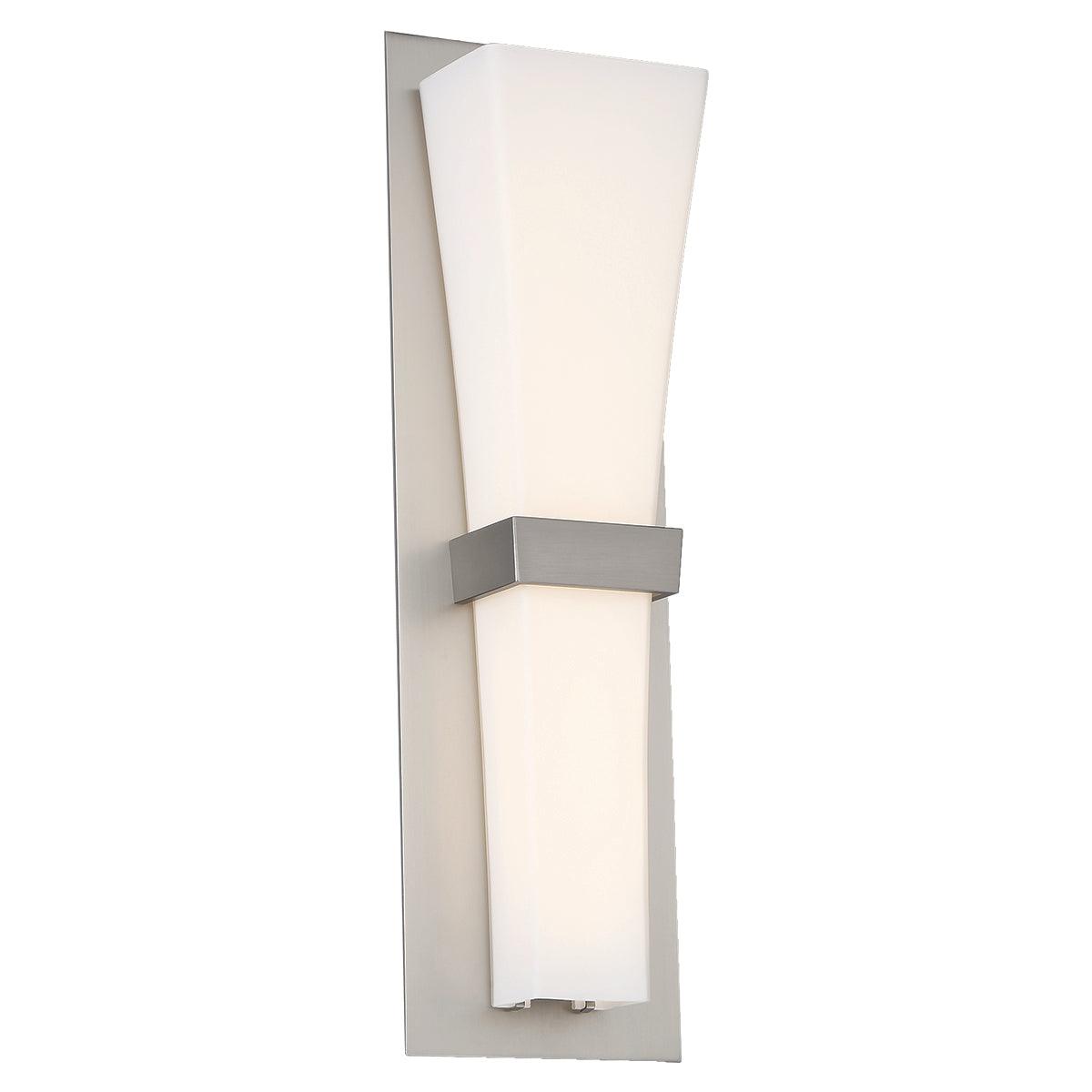 LED Aluminum Frame with Etched Glass Diffuser Wall Sconce - LV LIGHTING