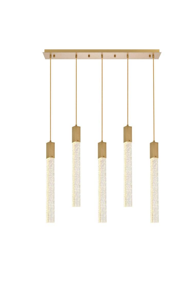 Chrome with 5 Lights Pendant - LV LIGHTING