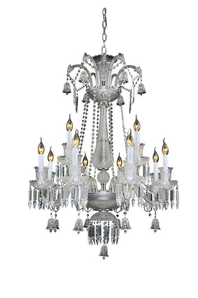 Chrome with Crystal chandelier - LV LIGHTING