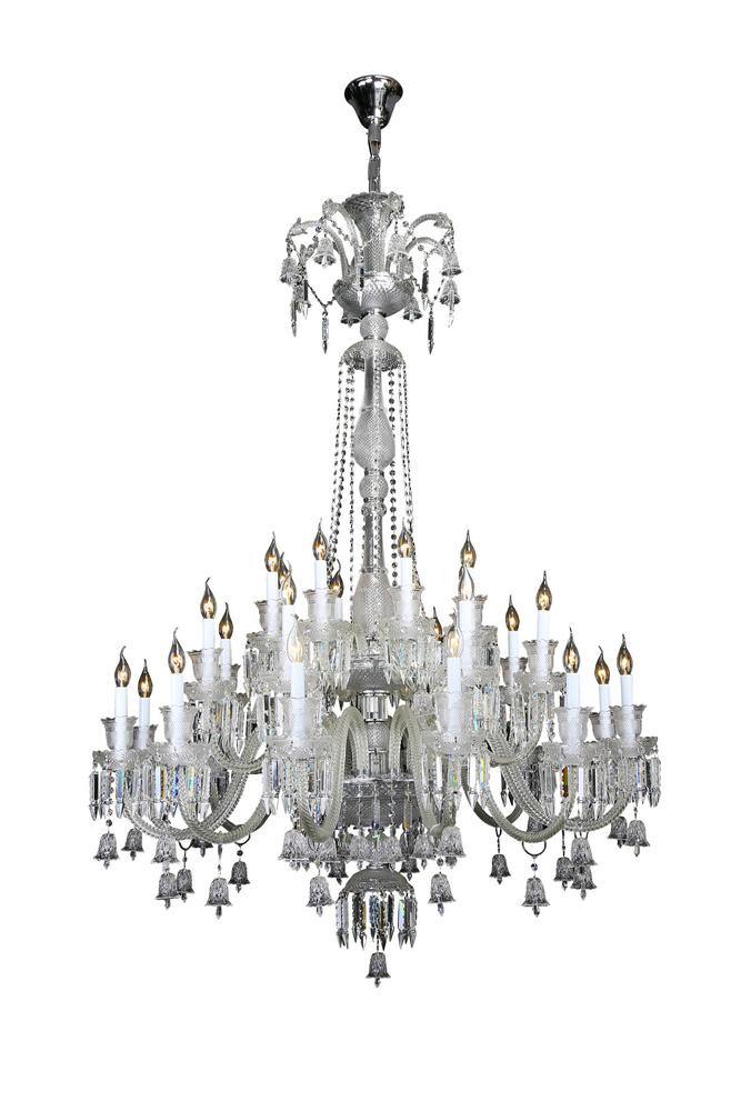 Chrome with Crystal chandelier - LV LIGHTING
