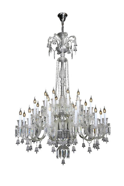 Chrome with Crystal chandelier - LV LIGHTING