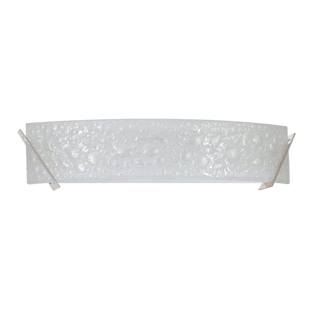 Satin Nickel with Bubble Shade Vanity Light - LV LIGHTING