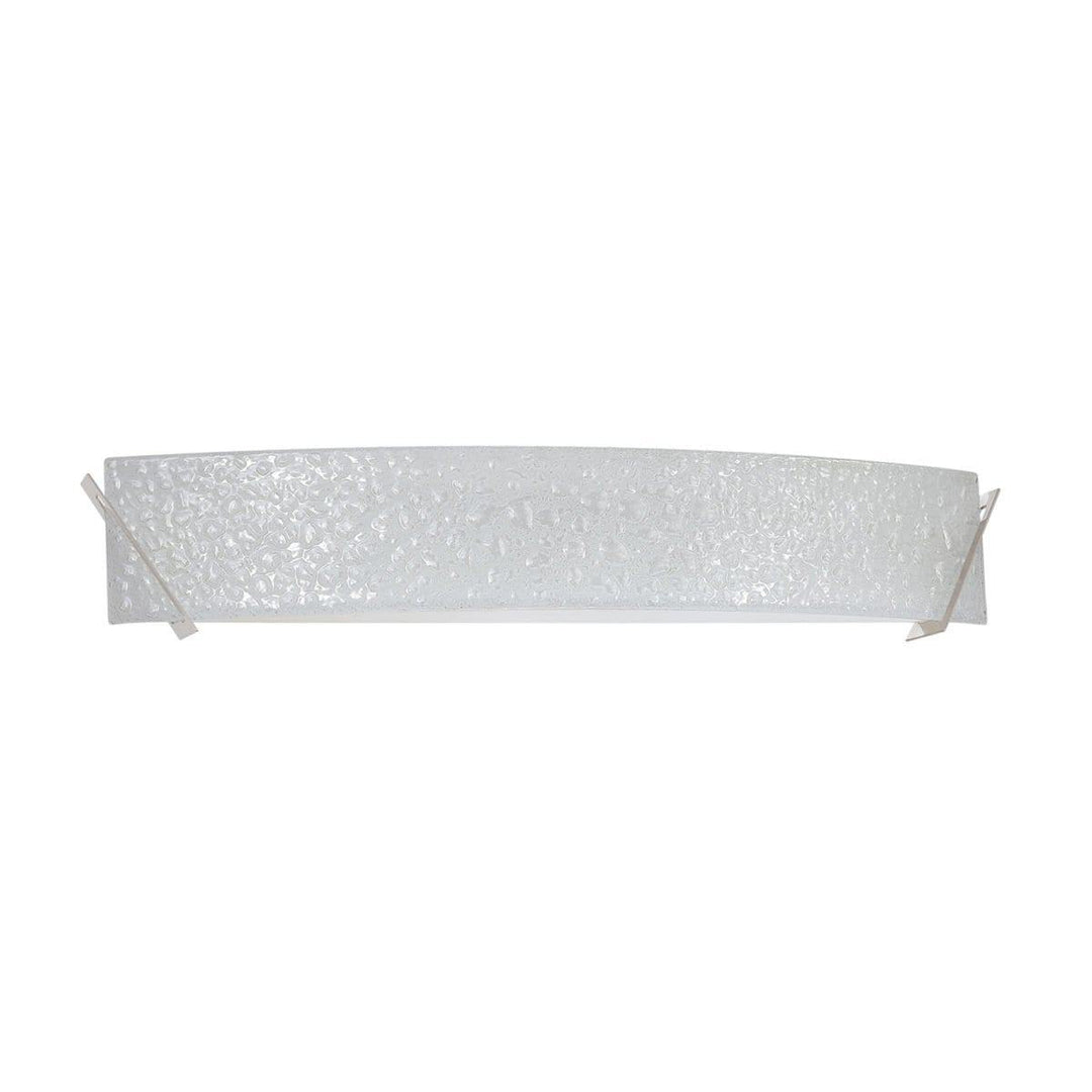 Satin Nickel with Bubble Shade Vanity Light - LV LIGHTING