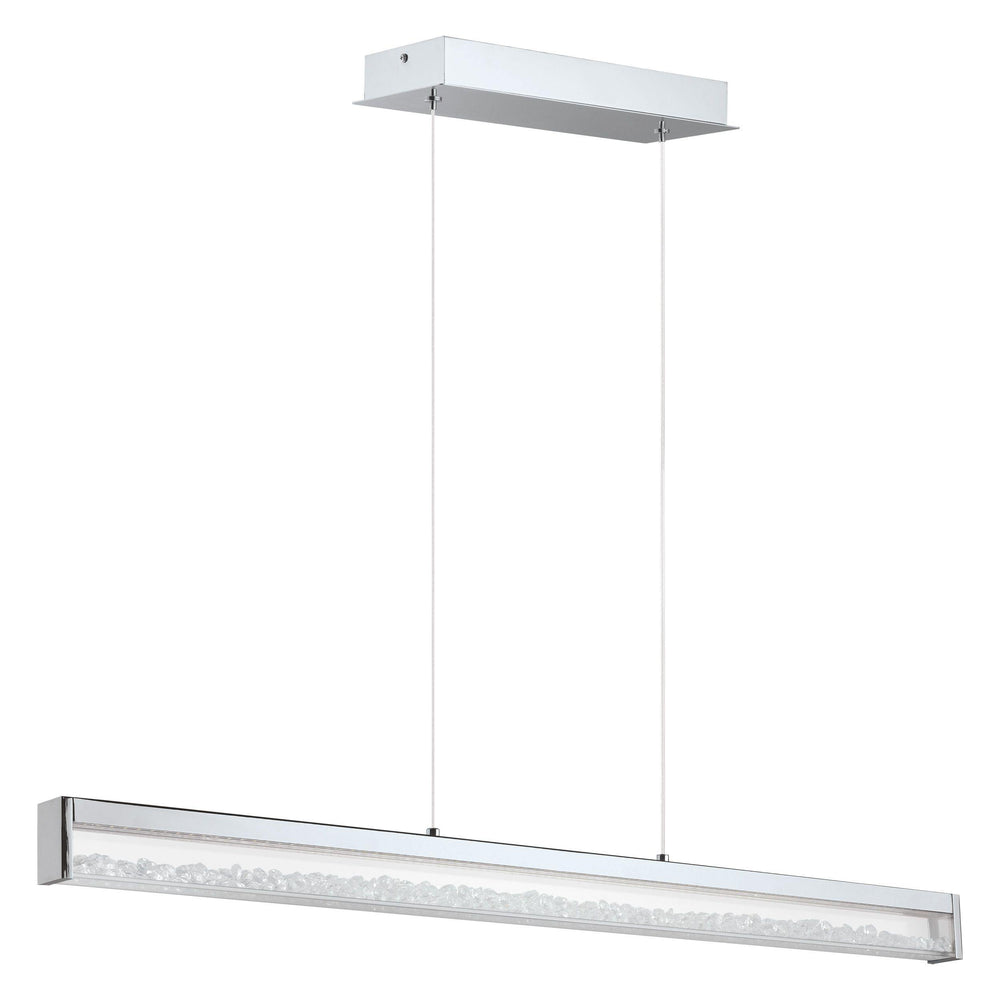 LED Aluminum with Crystal Pendant - LV LIGHTING