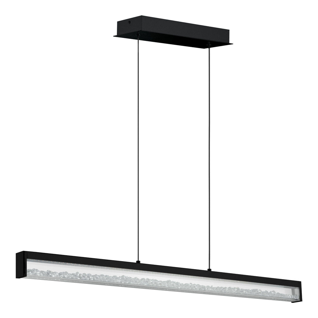 LED Aluminum with Crystal Pendant - LV LIGHTING