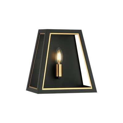 Steel Two Tone Frame Wall Sconce