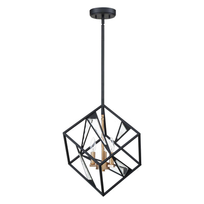 Black and Gold with Glass Pendant - LV LIGHTING