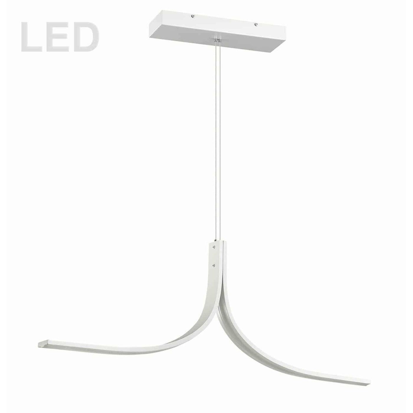 LED Steel Split Linear Pendant - LV LIGHTING