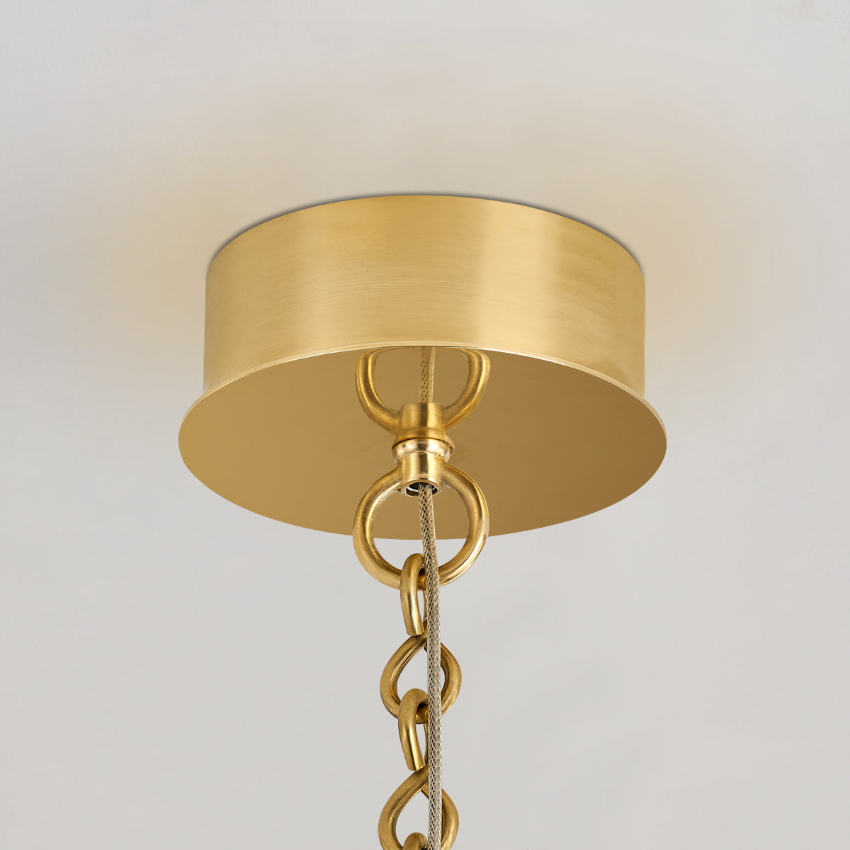 LED Vintage Brass Frame and Clear Glass Globe with Cylindrical Alabaster Diffuser Pendant