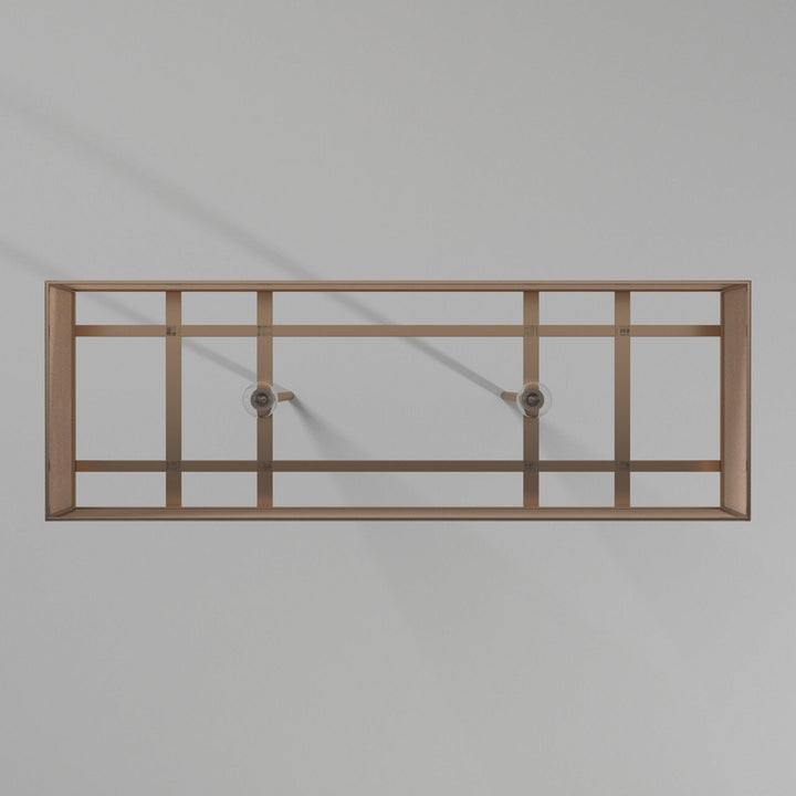 Rectangular Oatmeal Linen Shade Linear Chandelier - LV LIGHTING