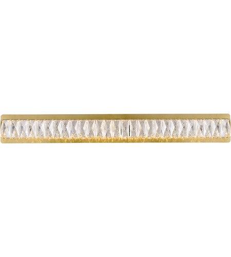 LED Gold with Crystal Wall Sconce - LV LIGHTING