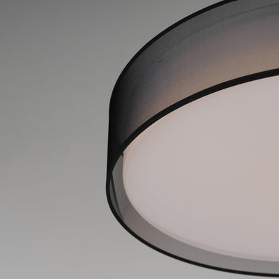 LED Slim Drum Shade with Acrylic Diffuser Flush Mount - LV LIGHTING