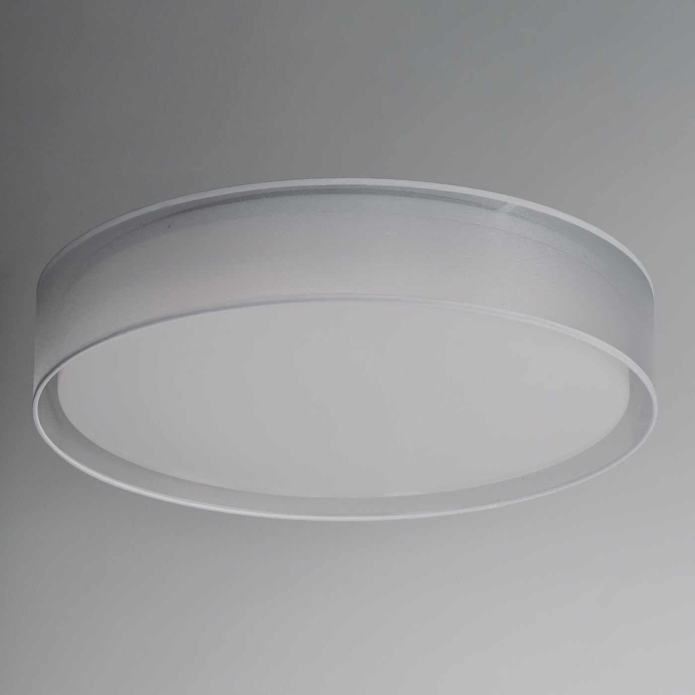 LED Slim Drum Shade with Acrylic Diffuser Flush Mount - LV LIGHTING