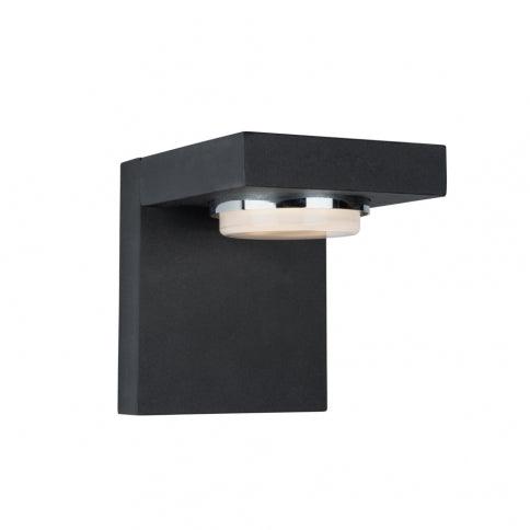 LED Matte Black Frame with Frosted Diffuser Outdoor Wall Sconce - LV LIGHTING