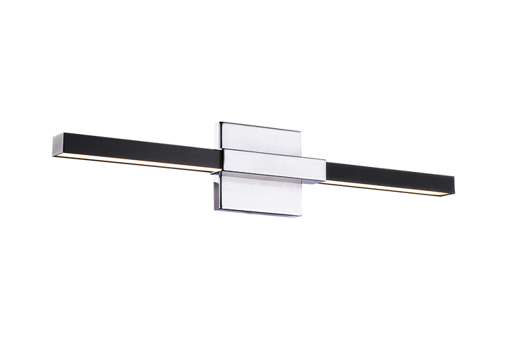 LED Steel Frame with Acrylic Diffuser Two Tone Vanity Light