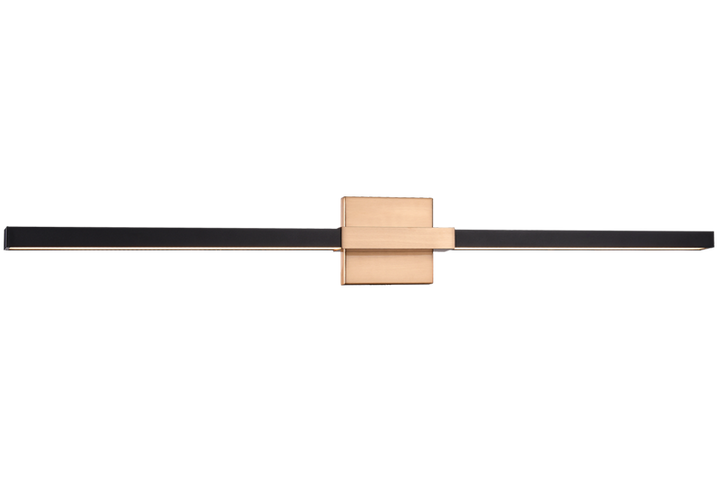 LED Steel Frame with Acrylic Diffuser Two Tone Vanity Light