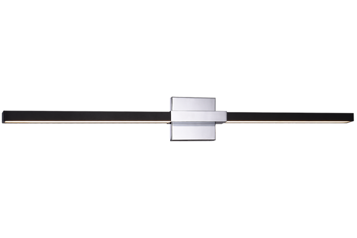 LED Steel Frame with Acrylic Diffuser Two Tone Vanity Light