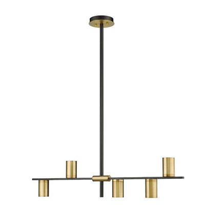 Steel Calumet Style Chandelier - LV LIGHTING