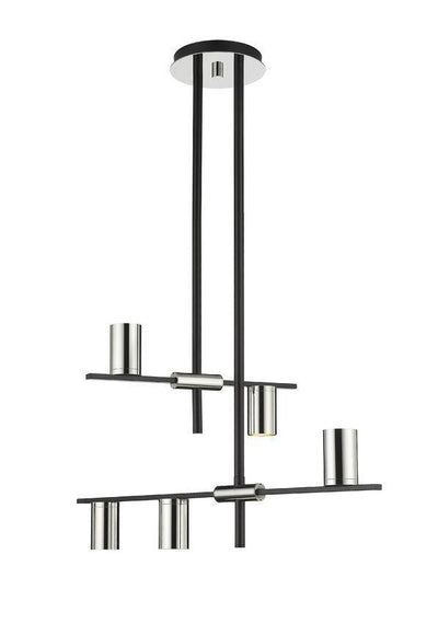 Steel Calumet Style Chandelier - LV LIGHTING
