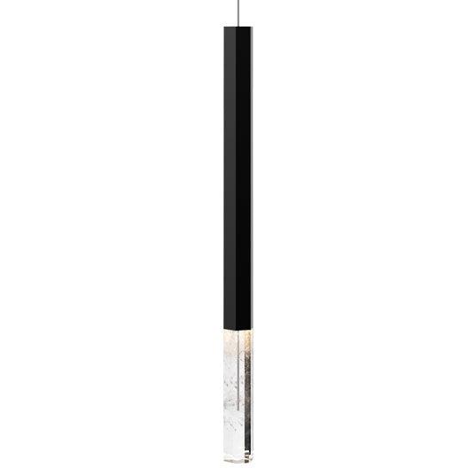 LED Aluminum Hexagon Tube Single Light Pendant - LV LIGHTING