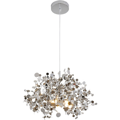 Steel with Sparkle Confetti Shade Pendant