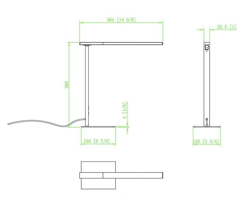 LED Aluminum Table Lamp - LV LIGHTING