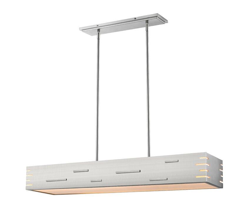 LED with Brushed Nickel Pendant - LV LIGHTING