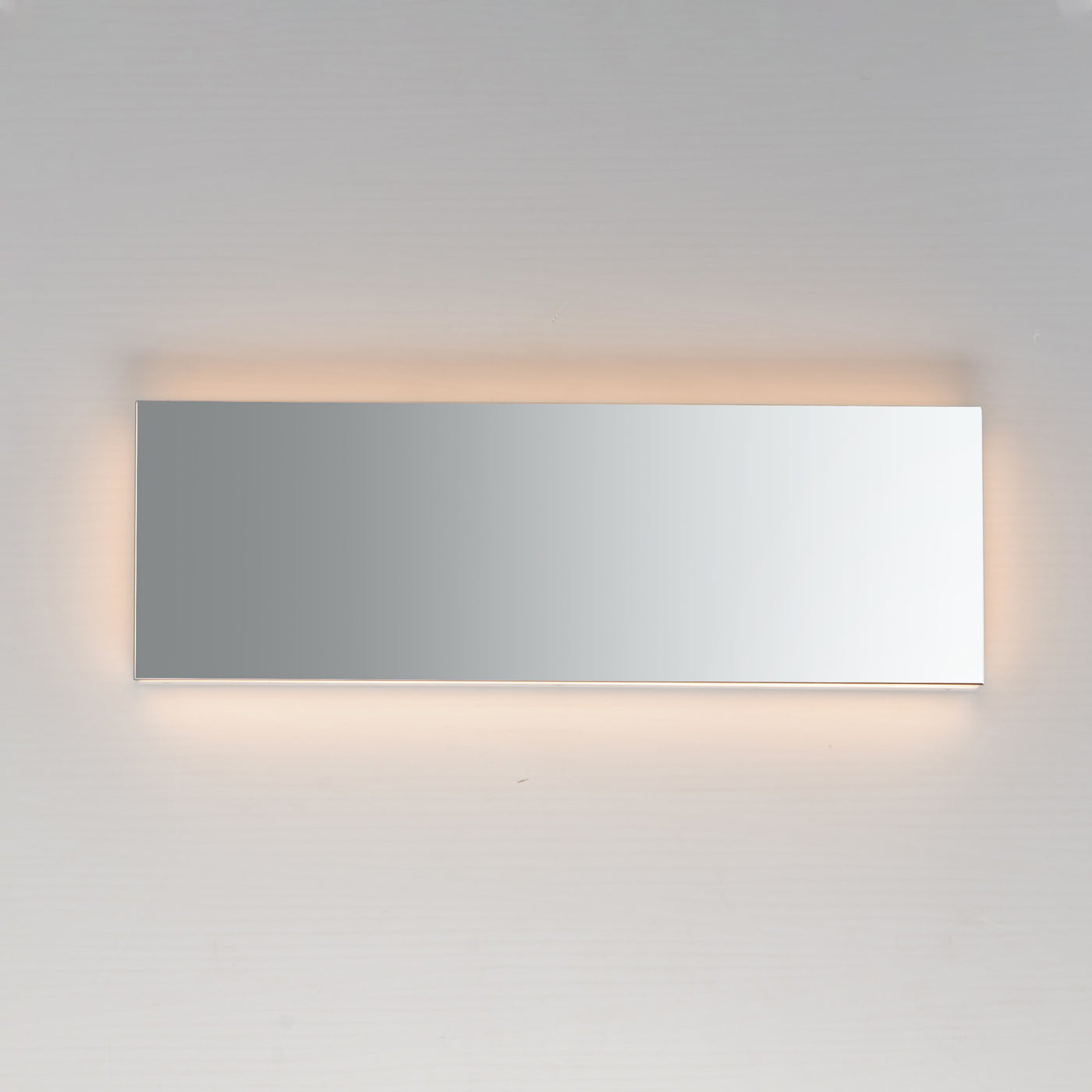 LED Mirror Finish Frame with Acrylic Diffuser Rectangular Vanity Light