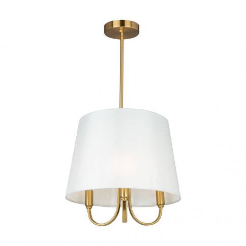 Steel Arch Arm with Fabric Shade Pendant - LV LIGHTING